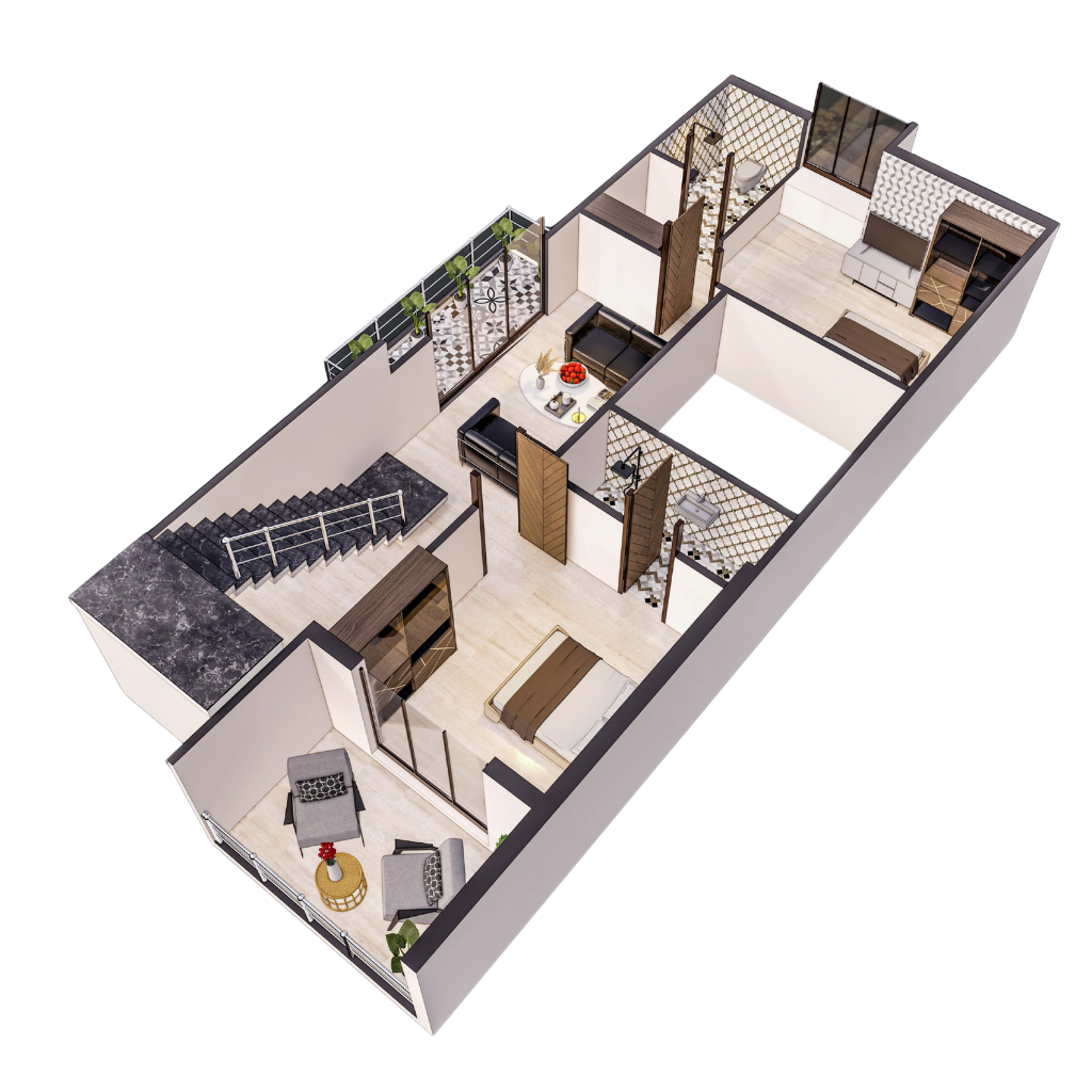 Anand forest 3bhk floor plan
