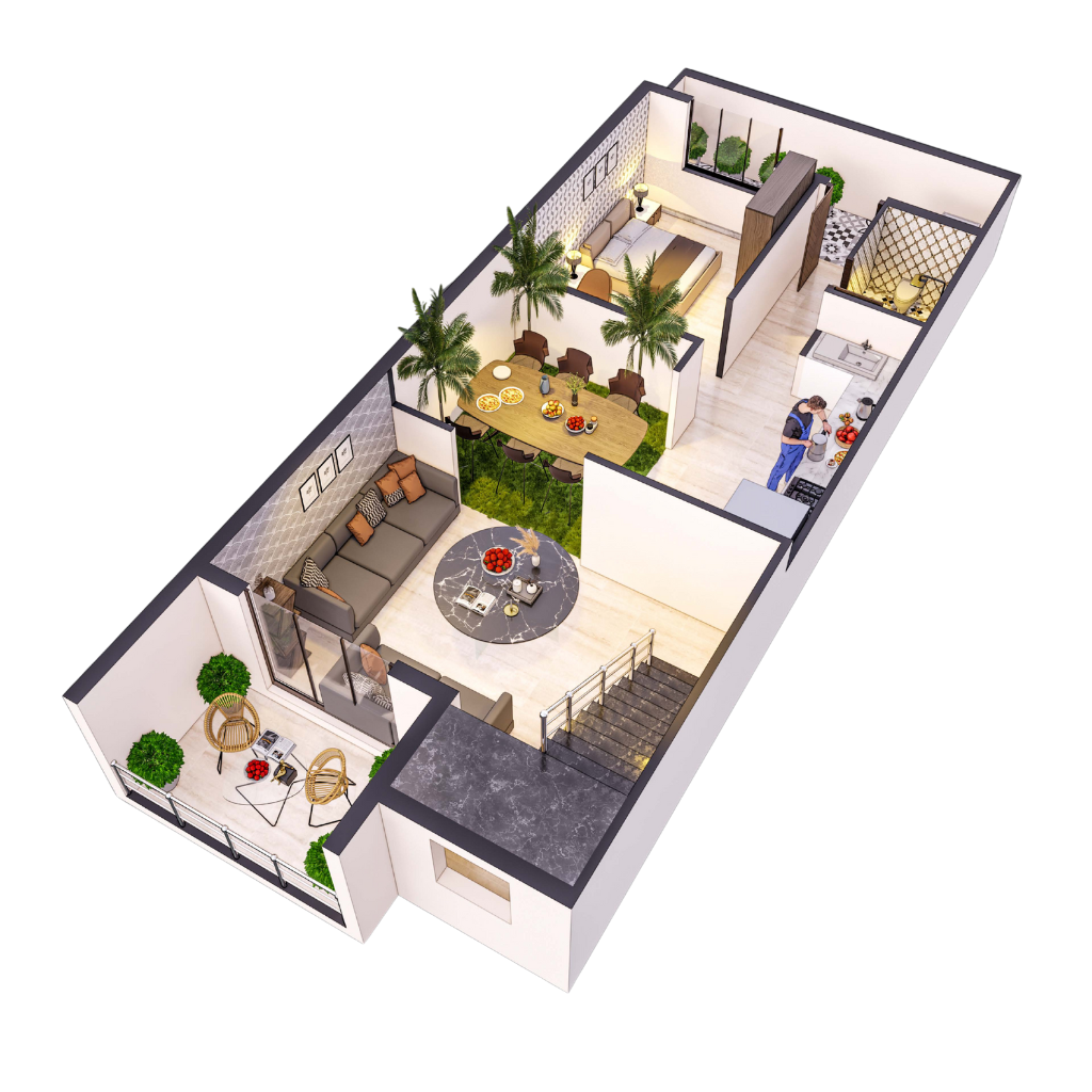 Anand forest 3bhk floor plan