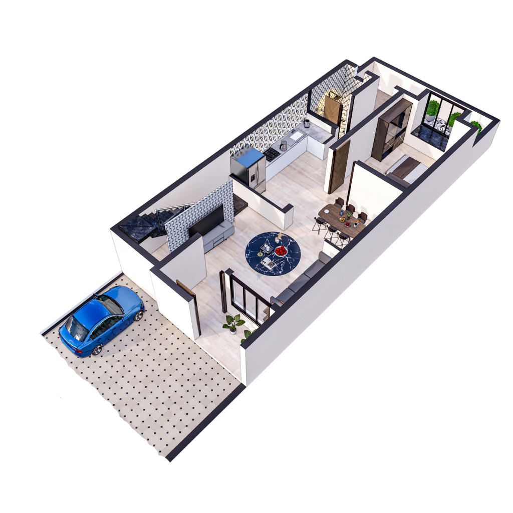 Anand forest 3bhk floor plan